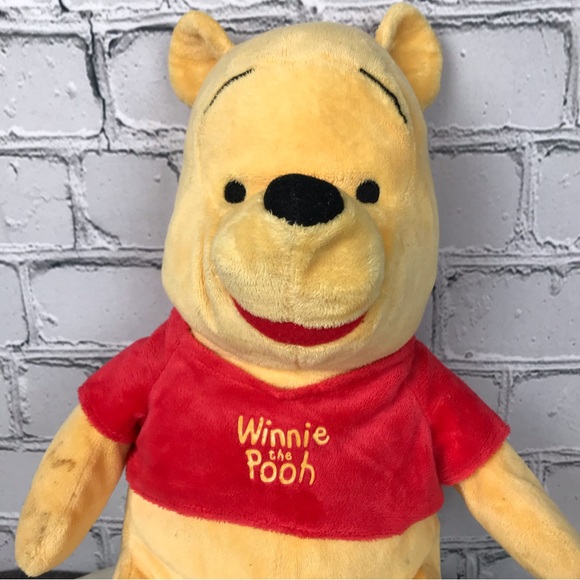 Disney Winnie The Pooh Children’s Golden Stuffed Animal Teddy Bear Plush Toy - Picture 2 of 10